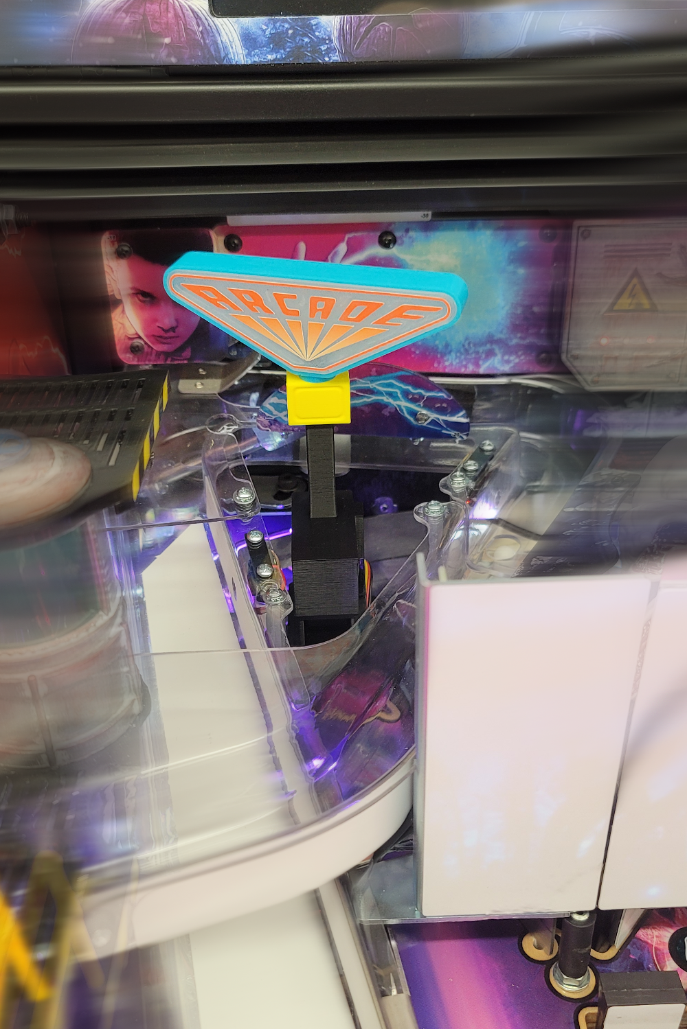 TEN YEAR ANNIVERSARY EDITION: Stranger Things Pinball Arcade Sign