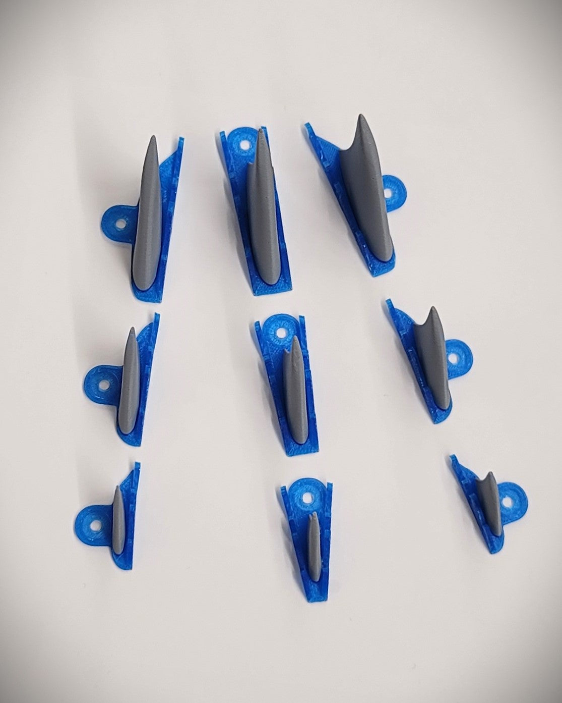 Jaws Pinball Shark Fins With Wave Mount Set