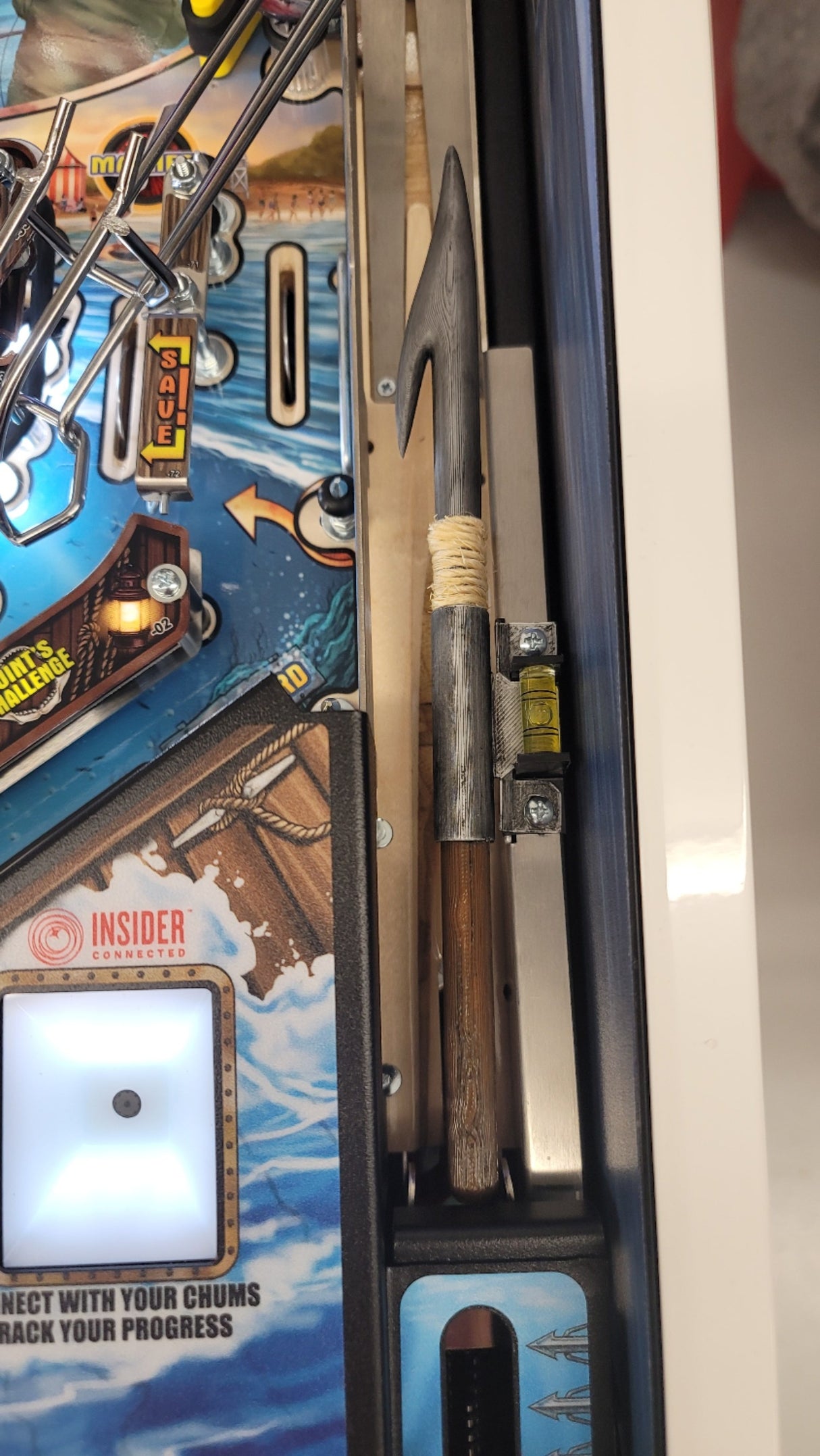 Jaws Pinball Harpoon Shooter Lane Mod