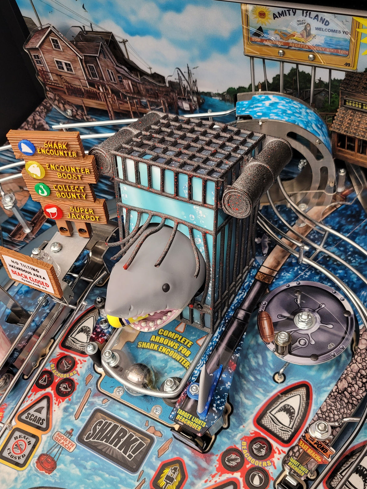 Jaws Pinball Shark Cage - Pro
