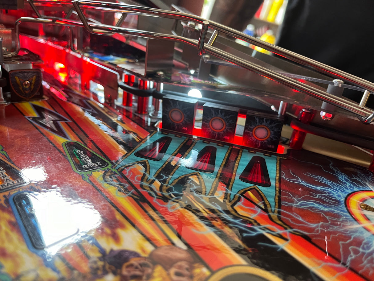 Black Knight Pinball Drop Target Illumination