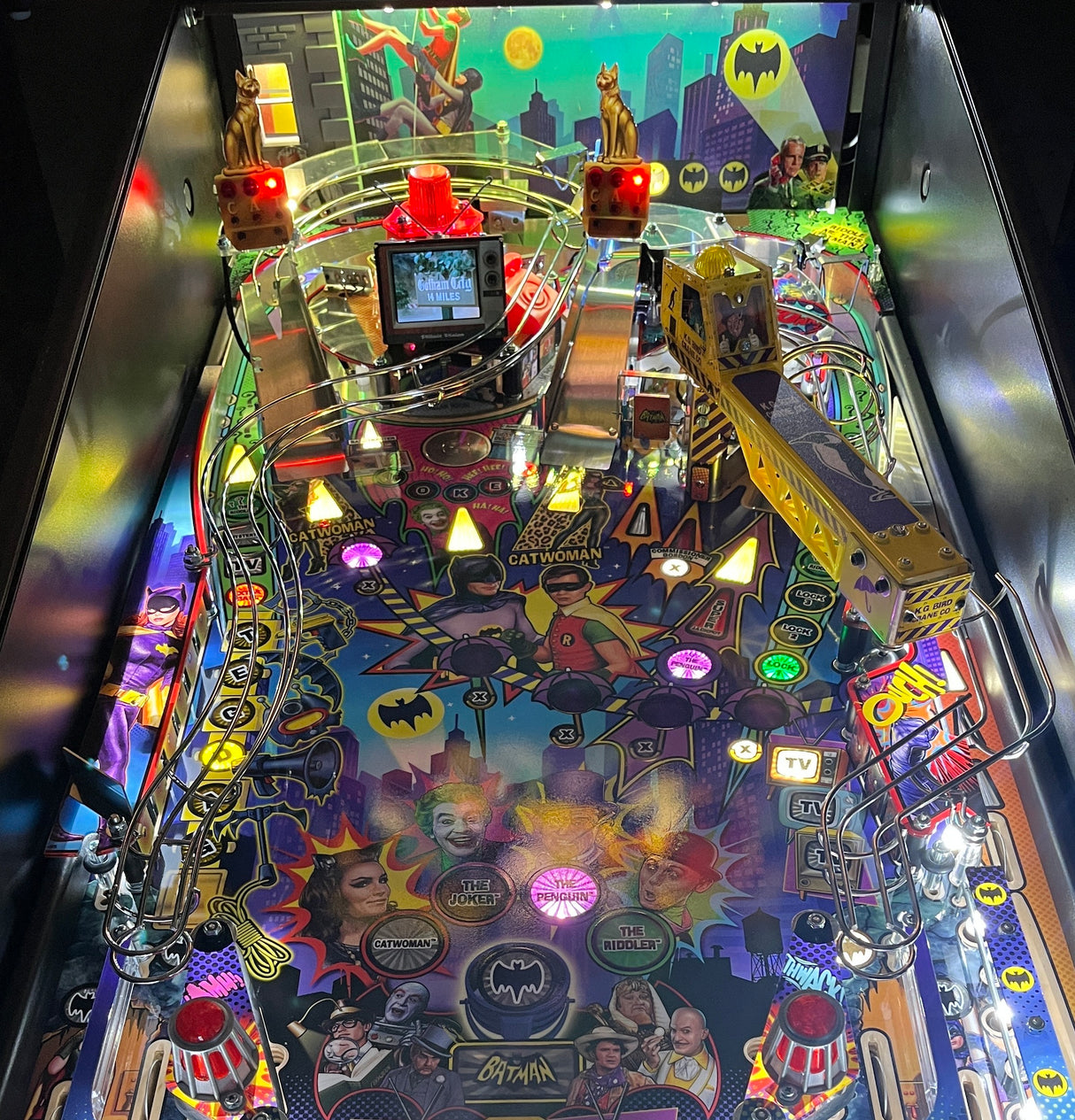 Batman 66 Pinball Backboard Illumination