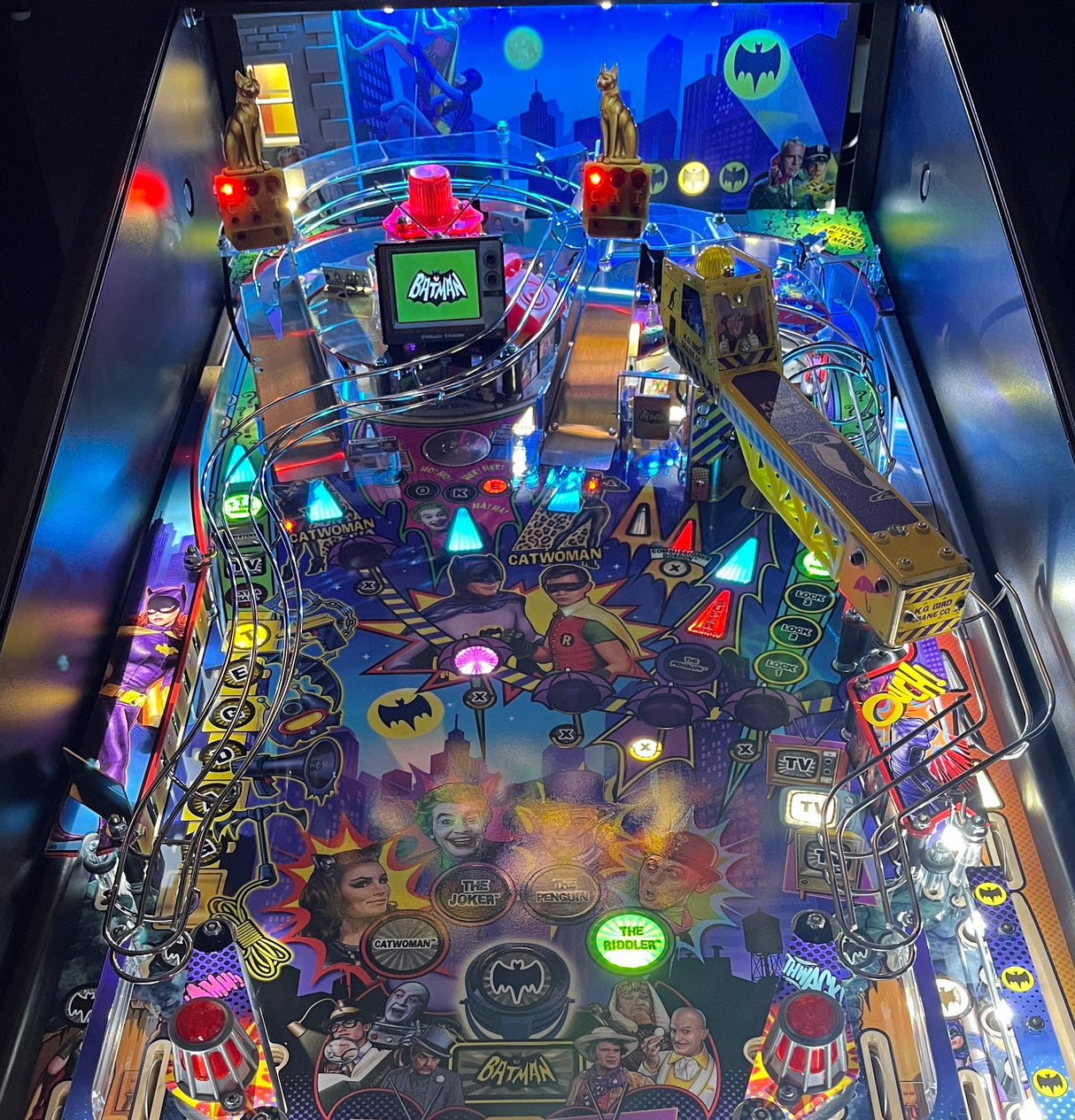 Batman 66 Pinball Backboard Illumination