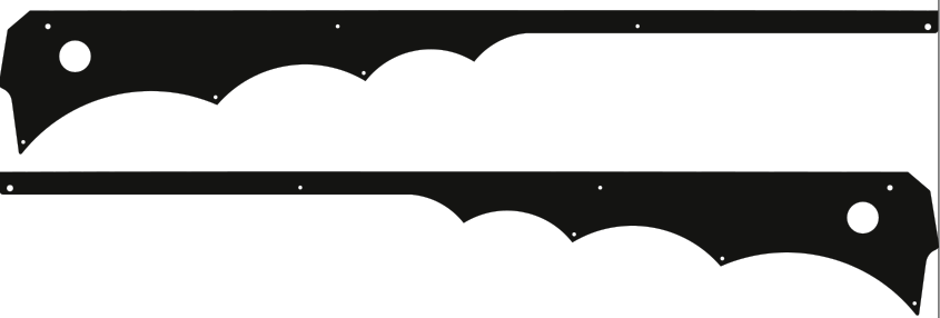 Batman 66 Pinball Bat Side Rail Armor