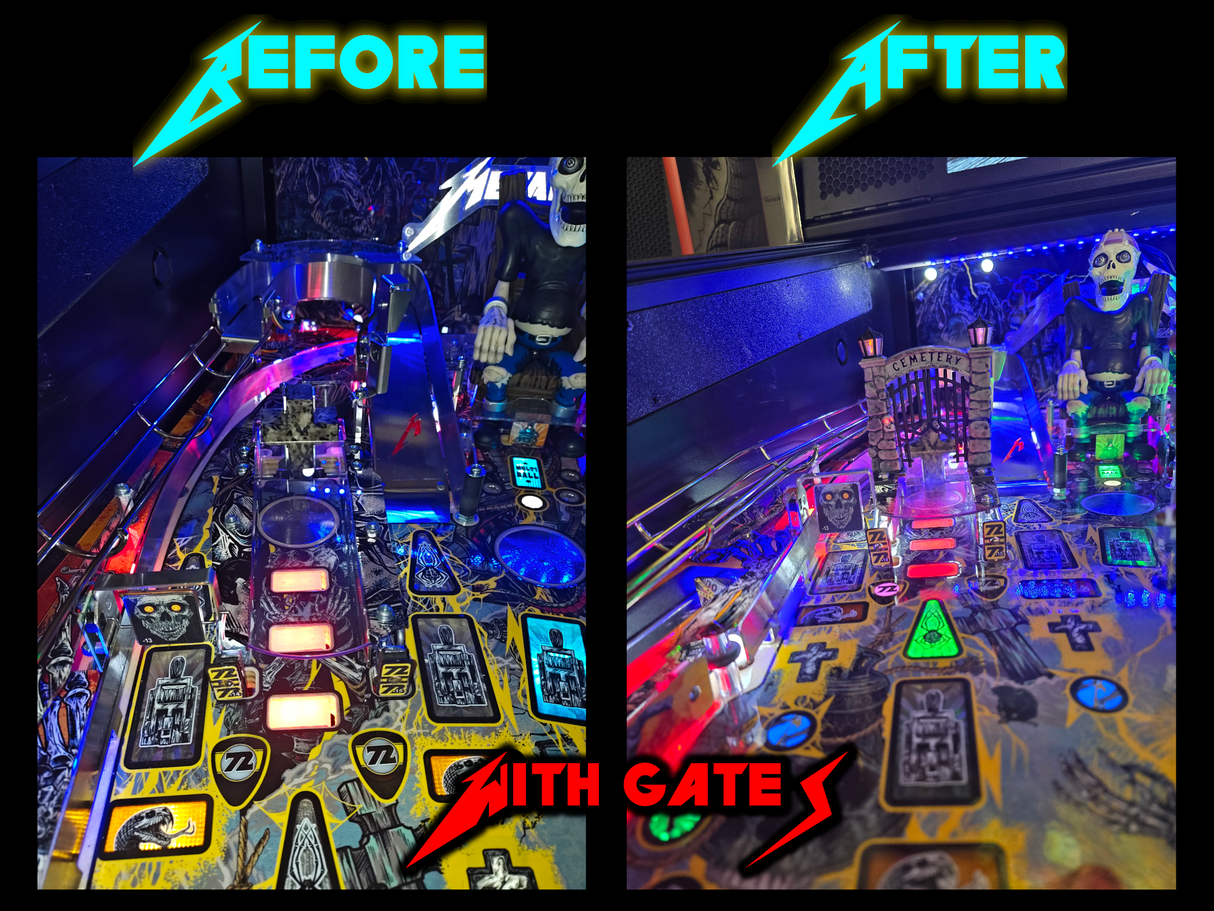 Metallica Remastered Pinball Flashing Cemetery Arch