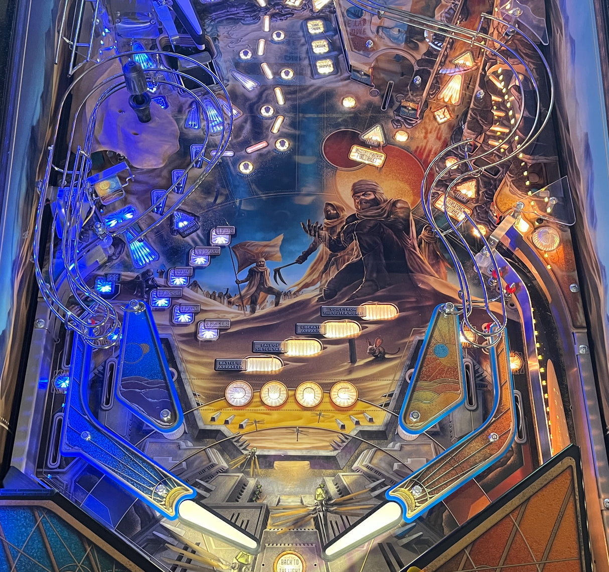 Dune Pinball Plastic Protectors