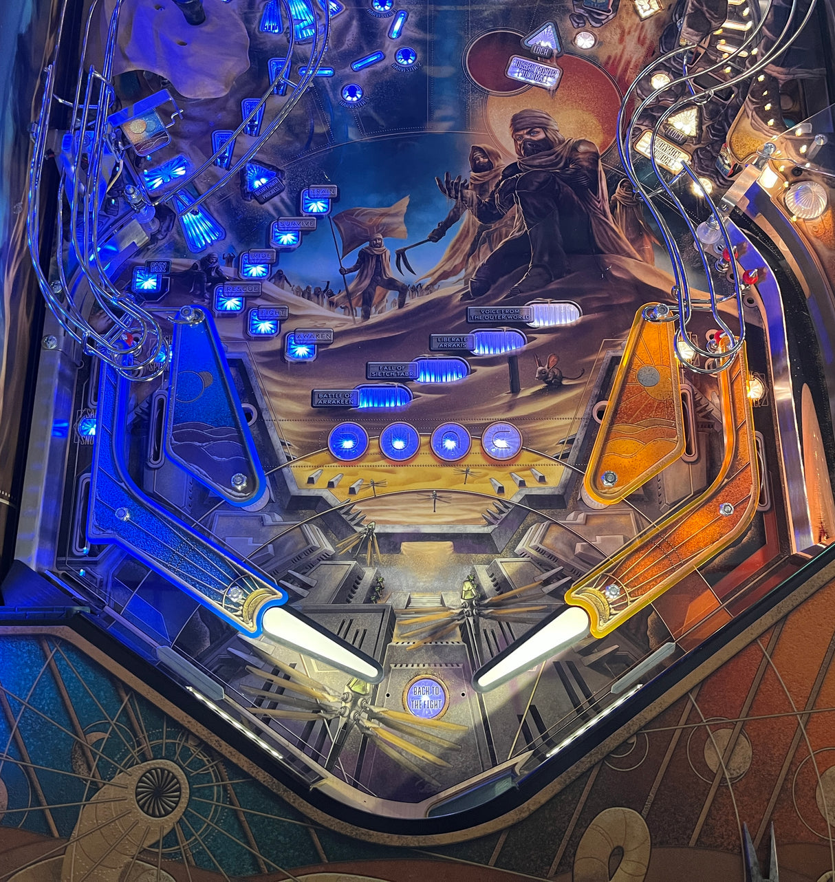 Dune Pinball Plastic Protectors