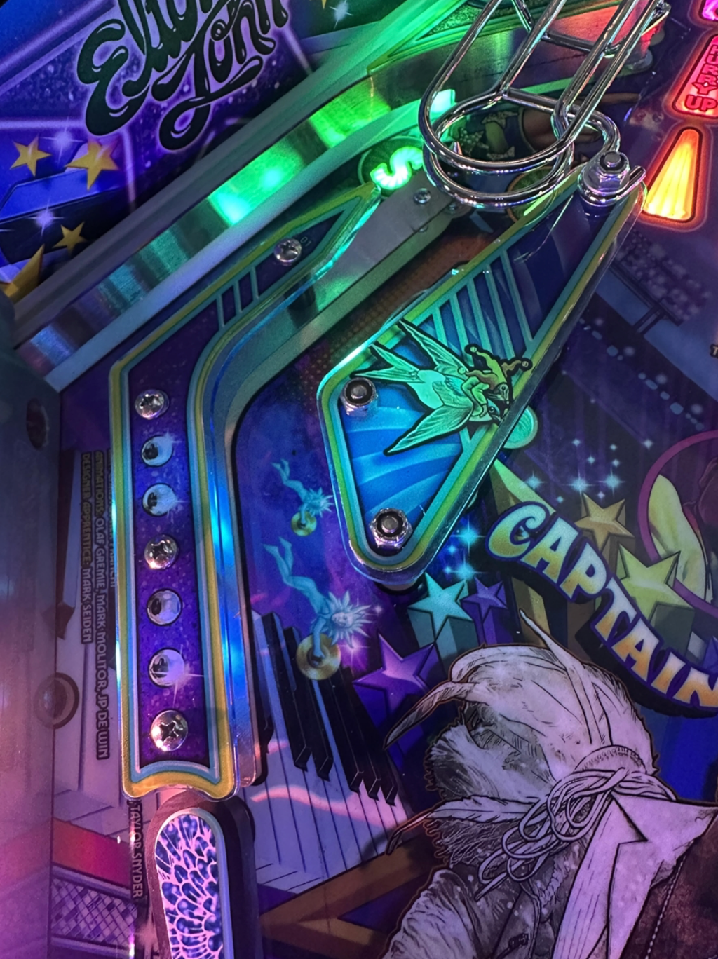 Elton John Pinball Plastic Protectors