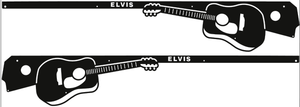 Elvis Pinball Guitar Side Rail Armor