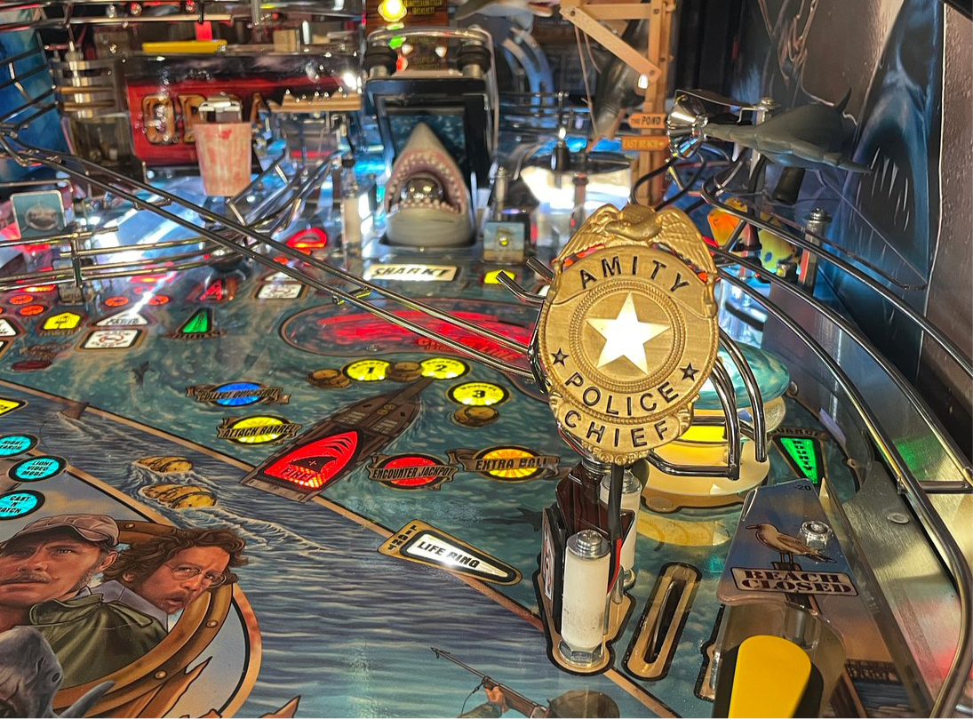 Jaws Pinball Sheriff Badge