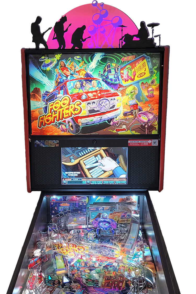 Foo Fighters Pinball Topper