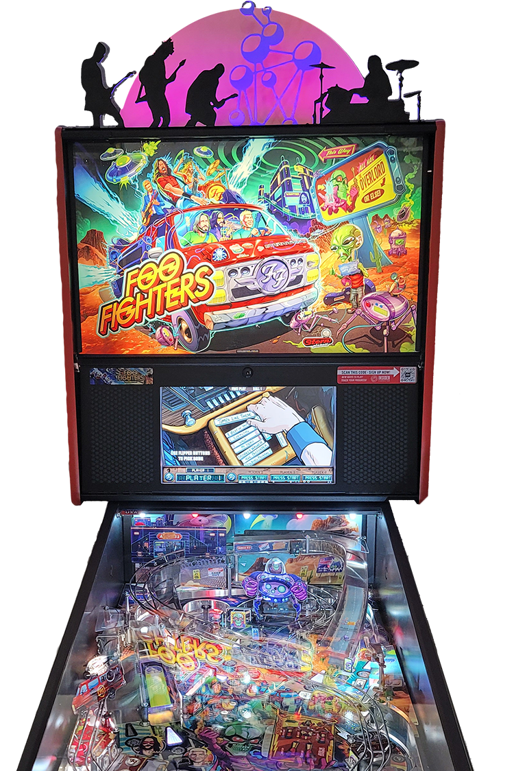 Foo Fighters Pinball Topper