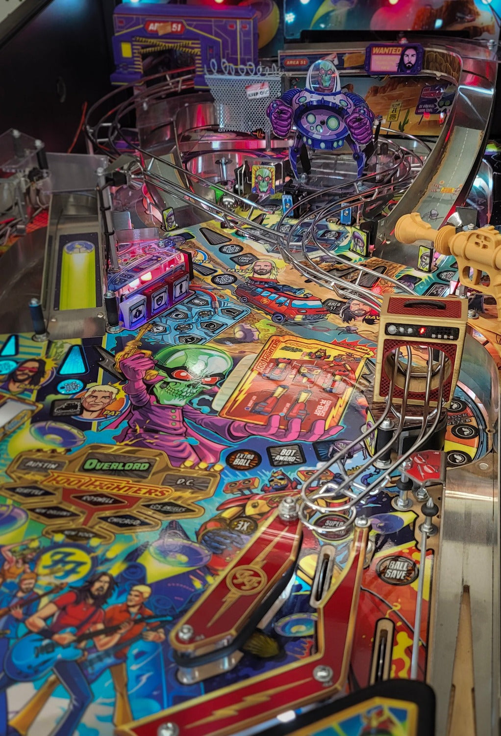 Foo Fighters Pinball Ramp Amp