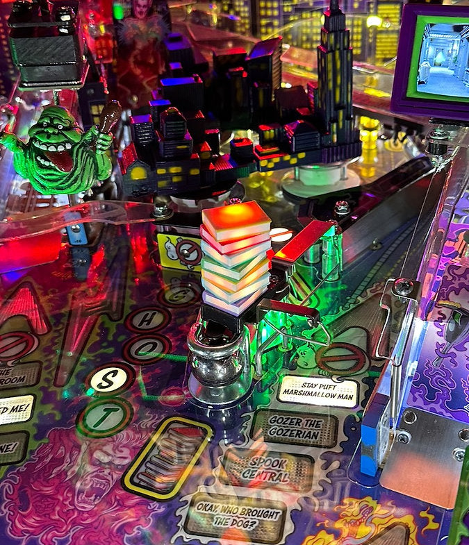 Ghostbusters Pinball Book Stacking Mod