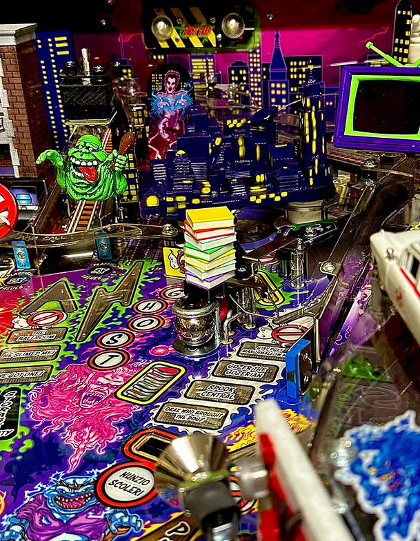 Ghostbusters Pinball Book Stacking Mod