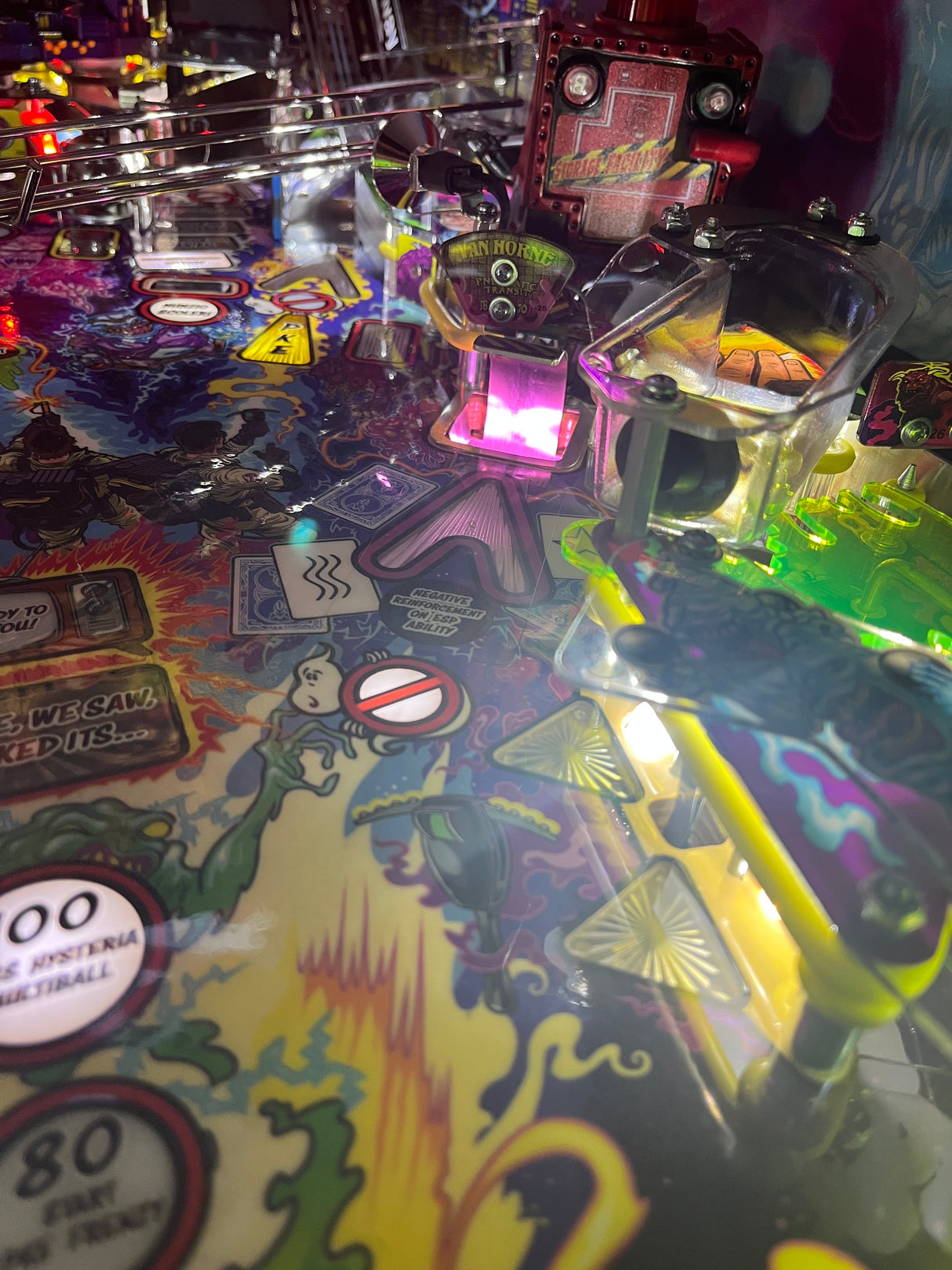 Ghostbusters Pinball Scoop LED Premium- River of Slime