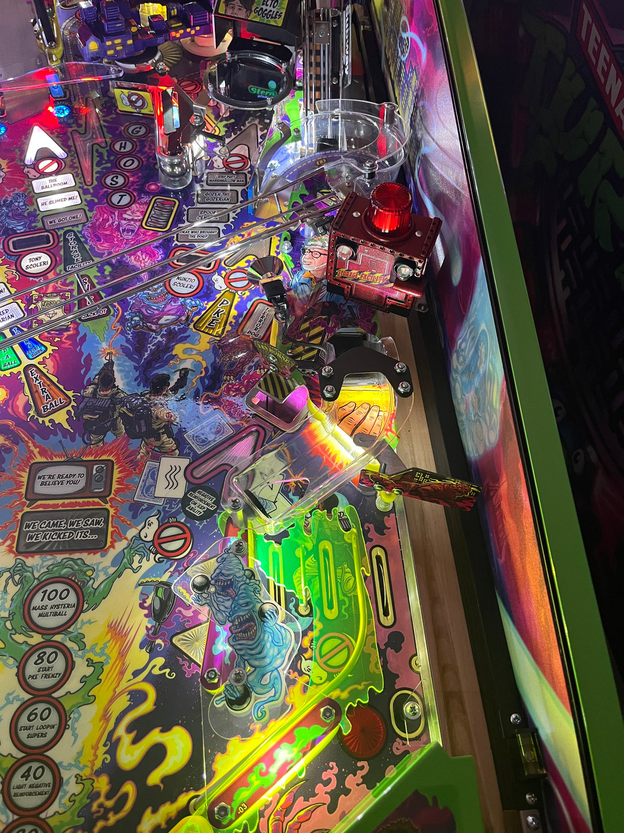 Ghostbusters Pinball Scoop LED Premium- River of Slime
