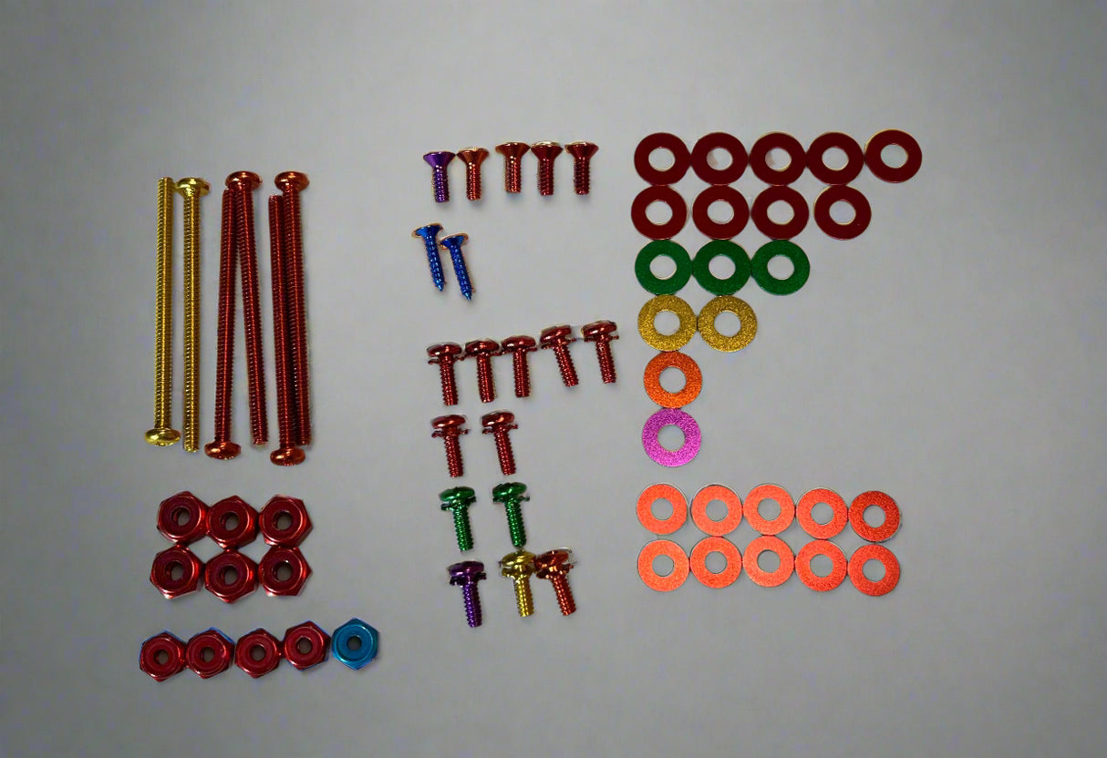 colored pinball hardware