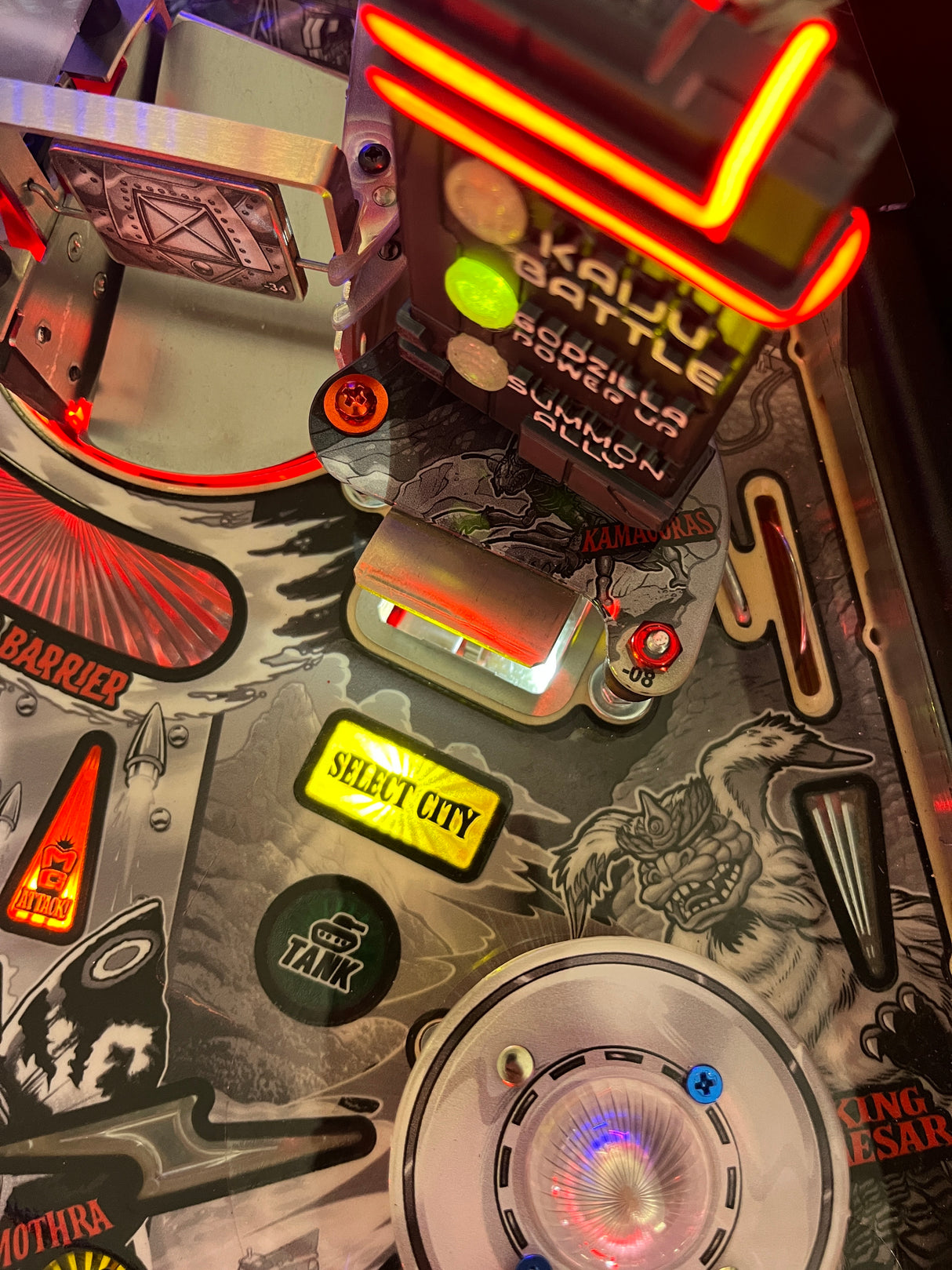 Godzilla Pinball Hardware Kit