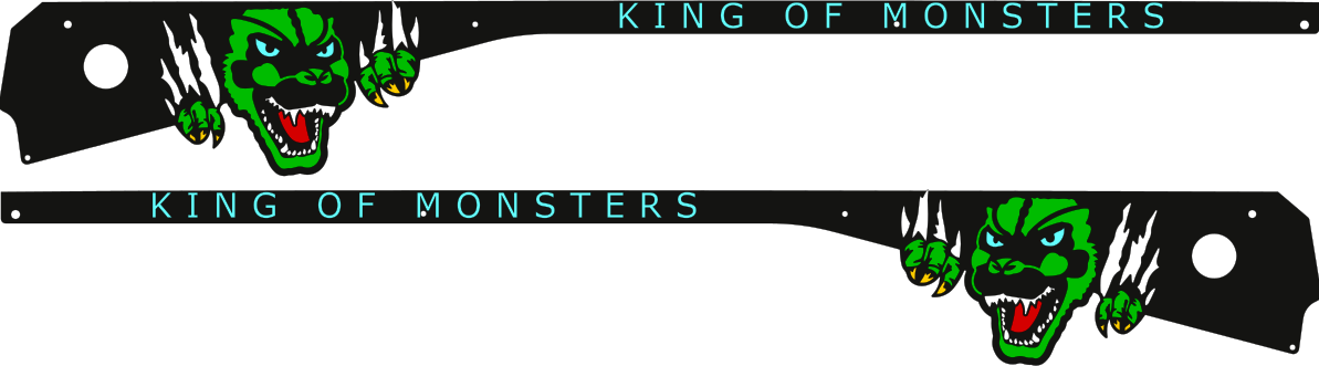 Godzilla Pinball King of the Monsters Side Rail Armor