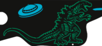 Godzilla Pinball UFO Side Rail Armor
