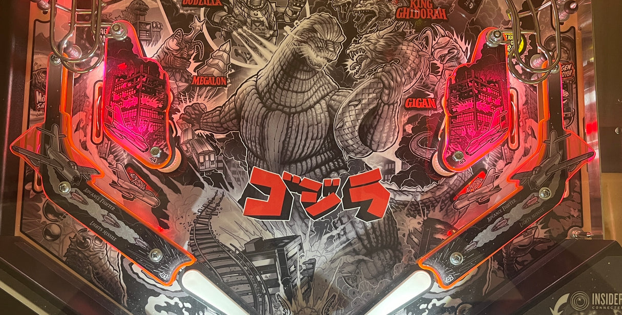 Godzilla 70th Anniversary Pinball Plastic Protector Set