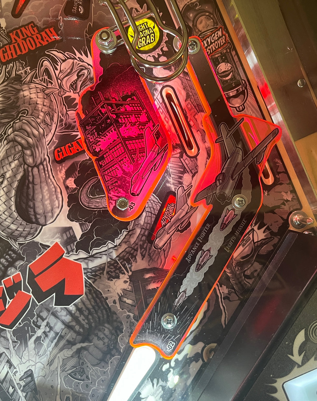 Godzilla 70th Anniversary Pinball Plastic Protector Set