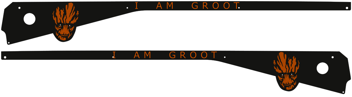 Guardians of the Galaxy Pinball Groot Side Rail Armor