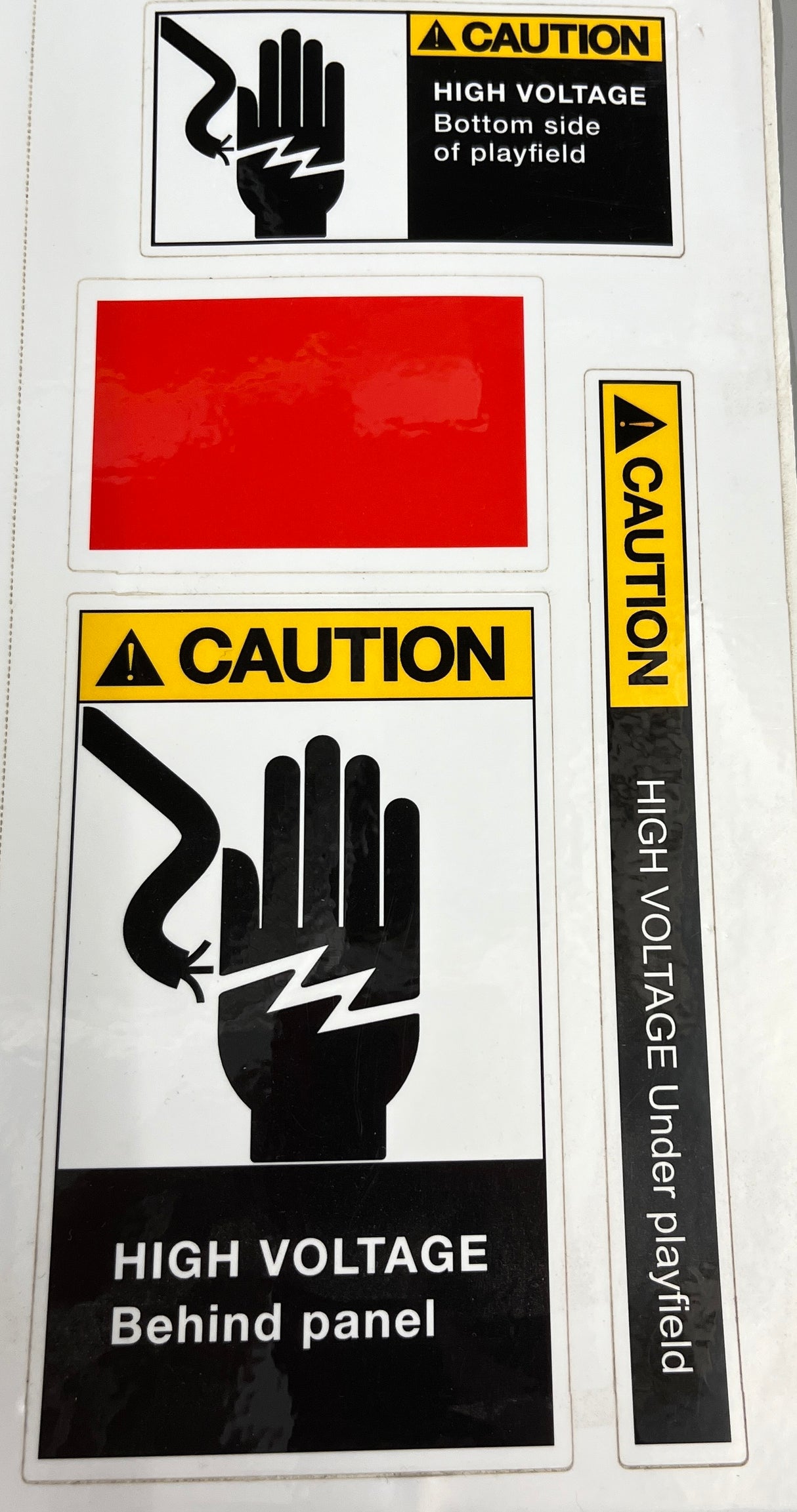 Stern Replacement Cabinet Decals