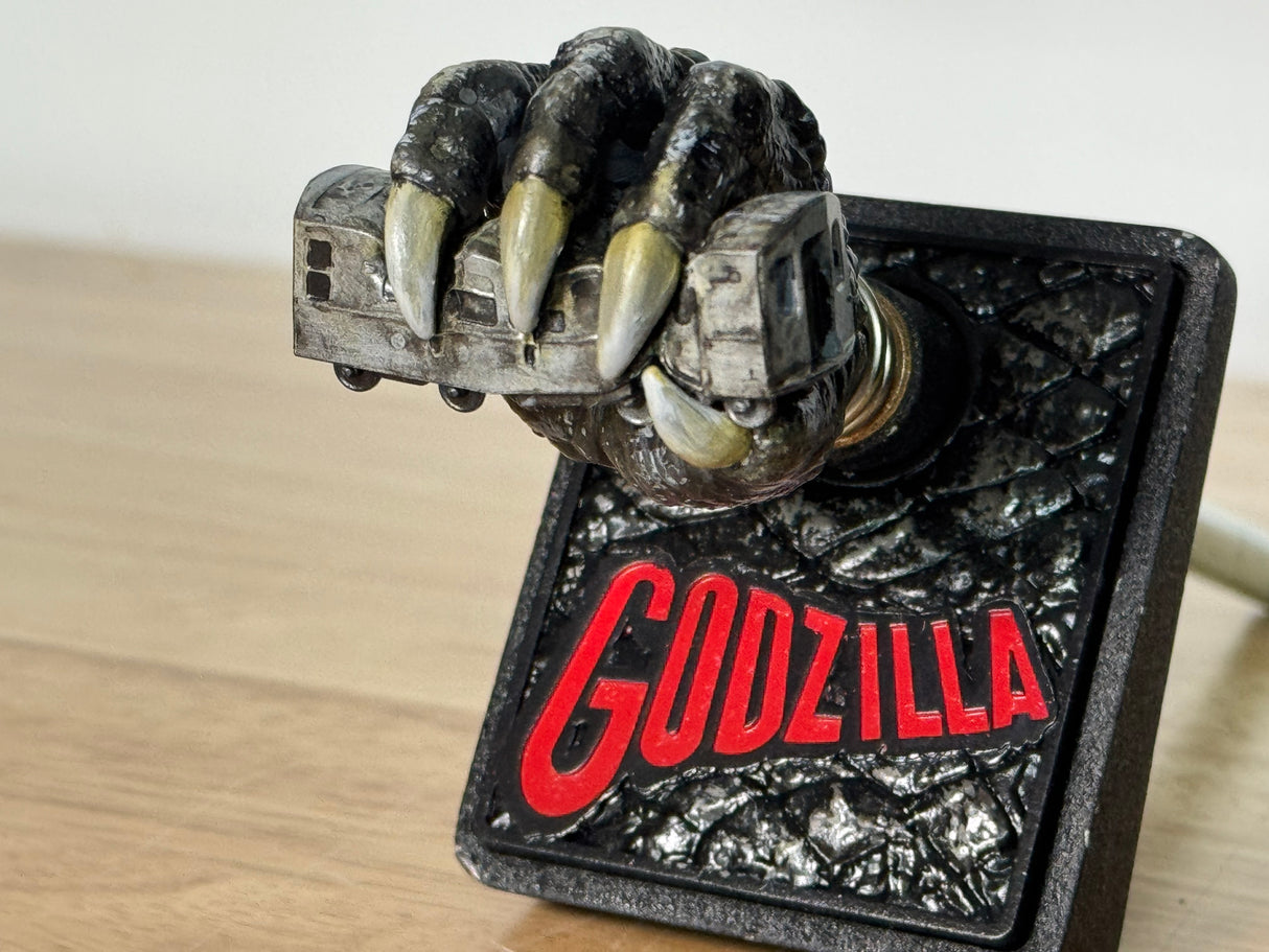 Gozilla 70th Subway Shooter Rod and Plate