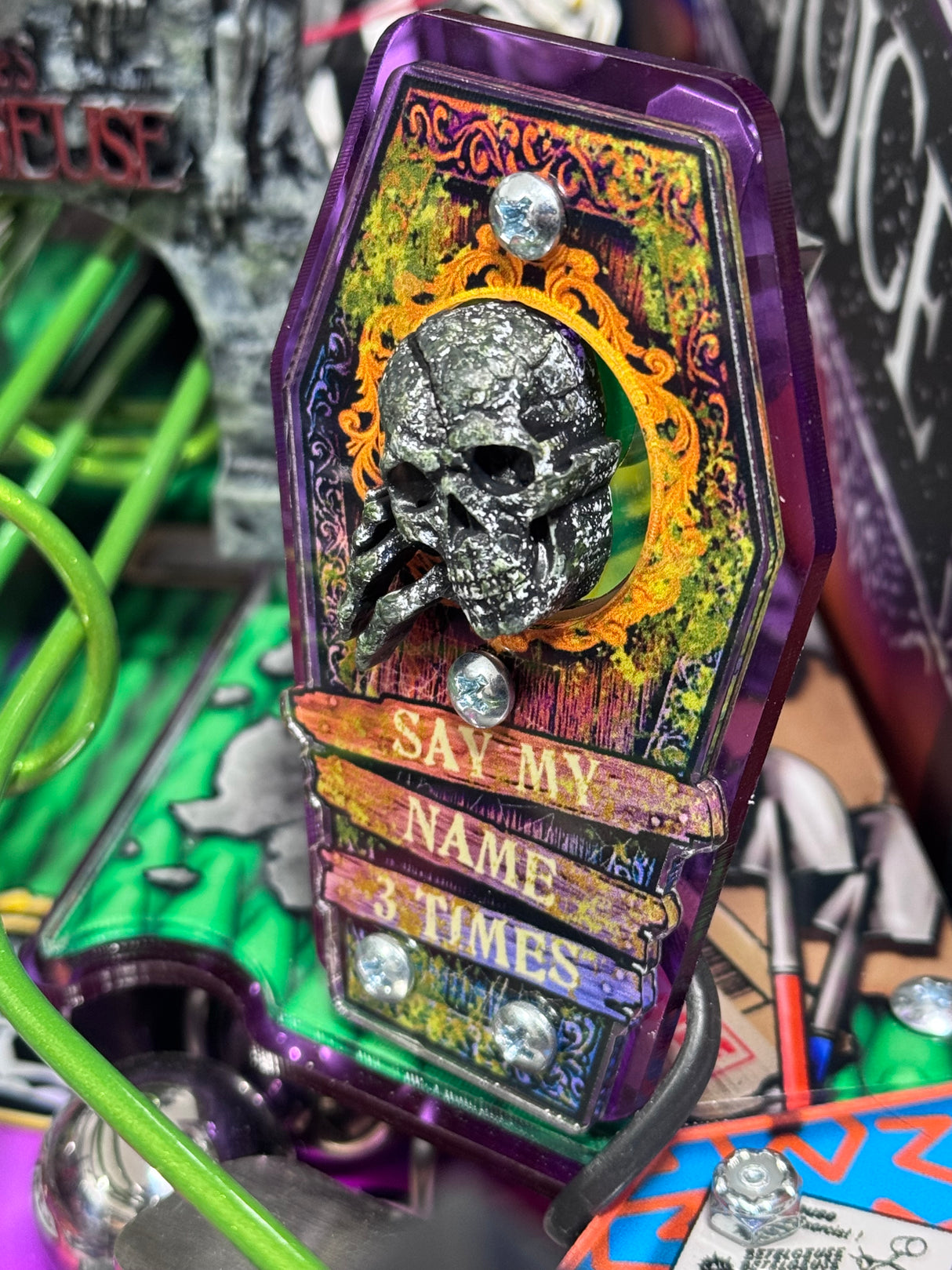 Skull Flasher Cover for Beetlejuice Pinball