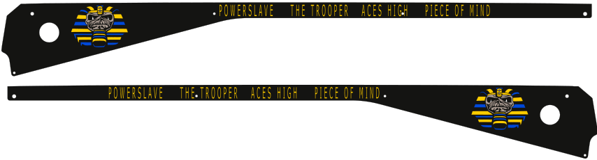 Iron Maiden Pinball Pharaoh Side Rail Armor