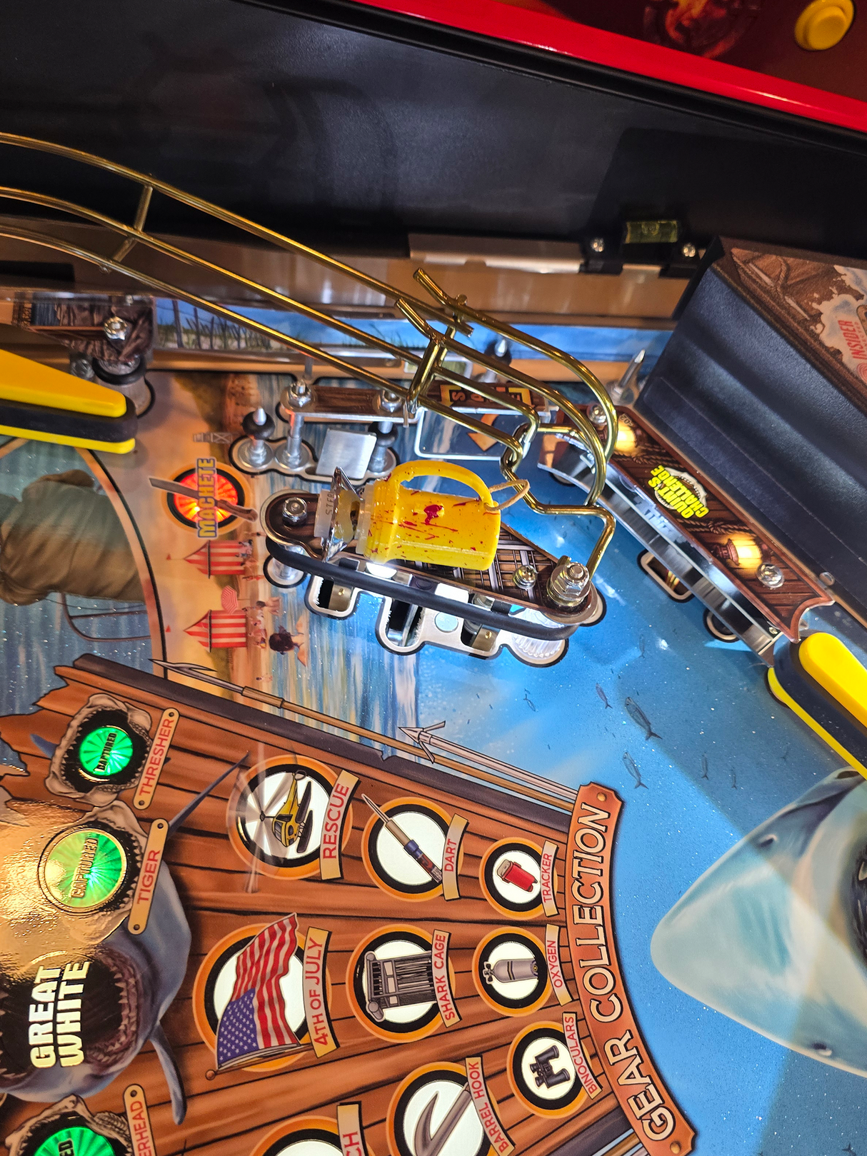 Jaws Pinball Dive Lights