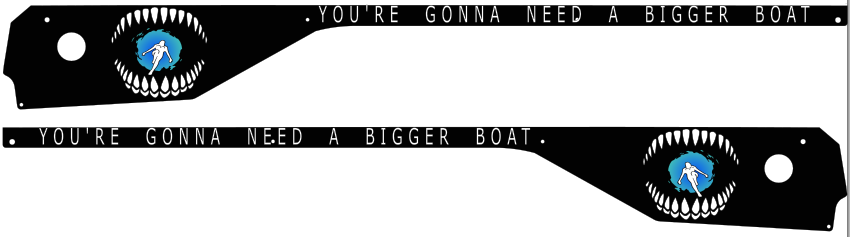 Jaws Pinball Side Rail Armor