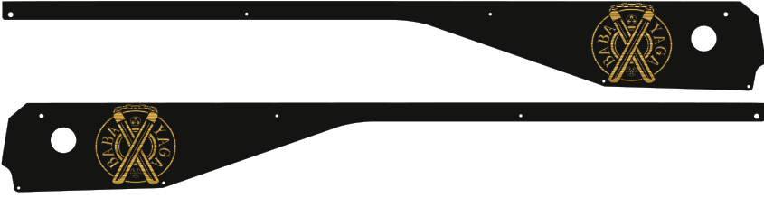 John Wick Pinball Baba Yaga Side Rail Armor