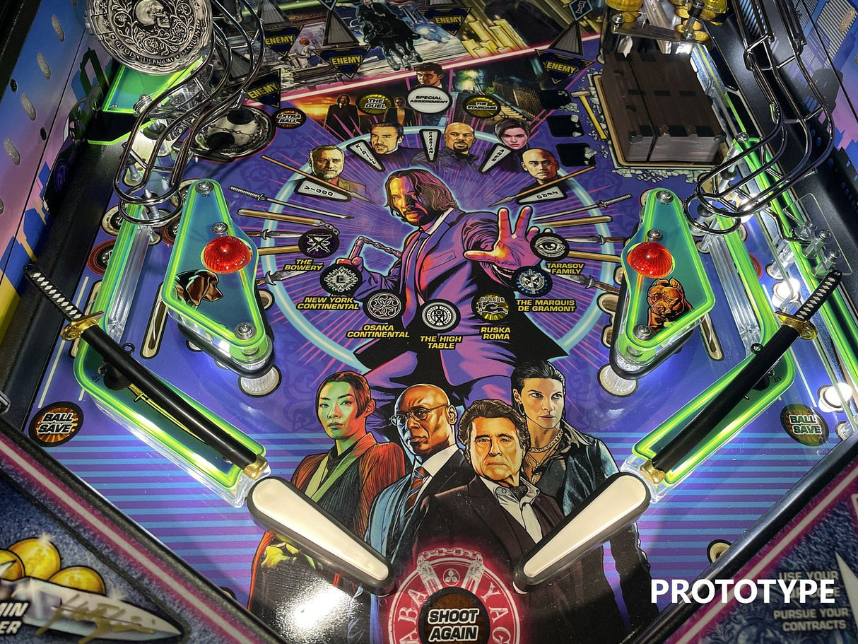 John Wick Pinball Katana Sabers Kit