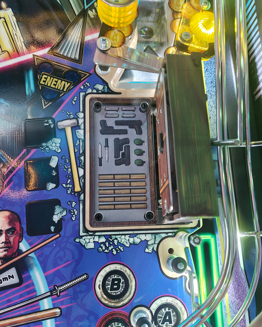 John Wick Pinball Weapons Cache Insert