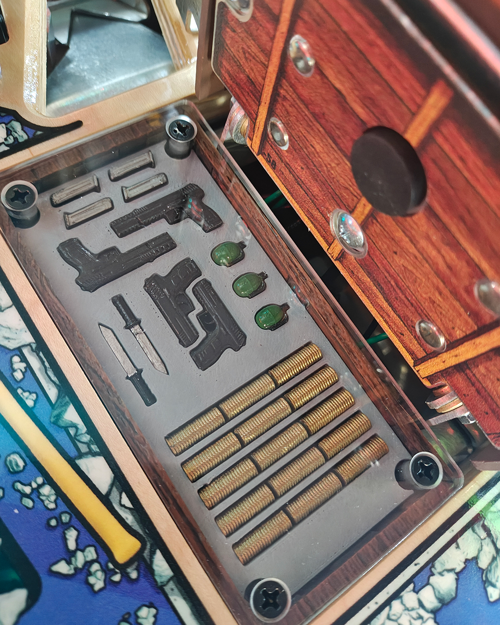 John Wick Pinball Weapons Cache Insert