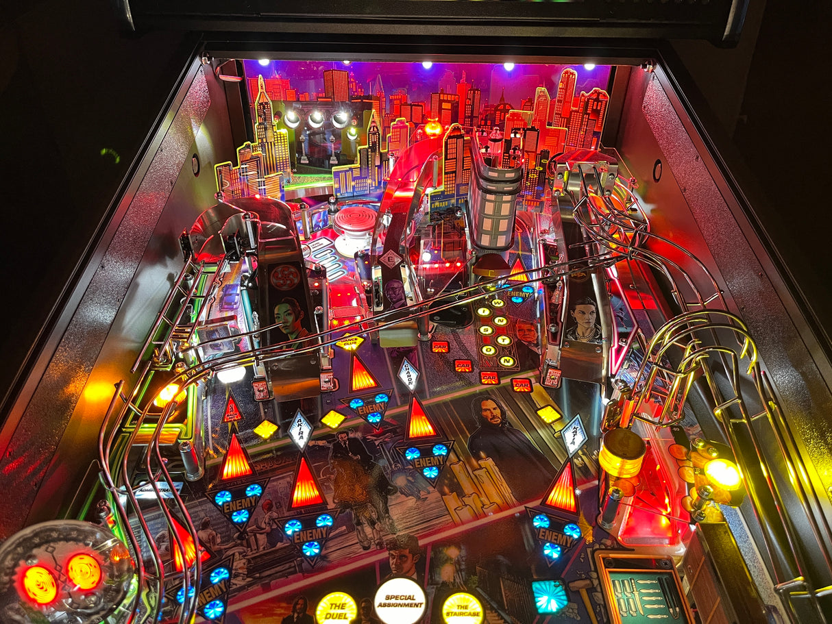 John Wick Pinball Backboard Illumination