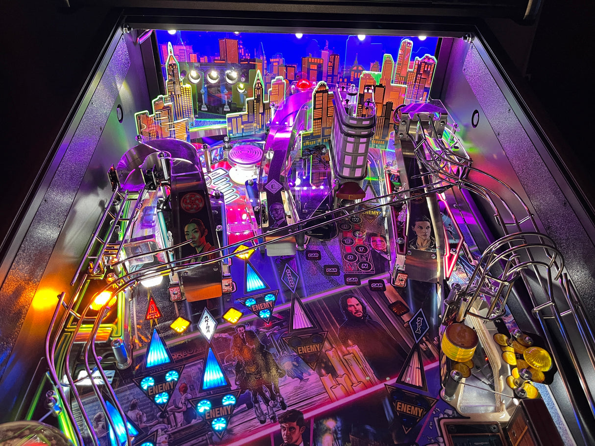 John Wick Pinball Backboard Illumination