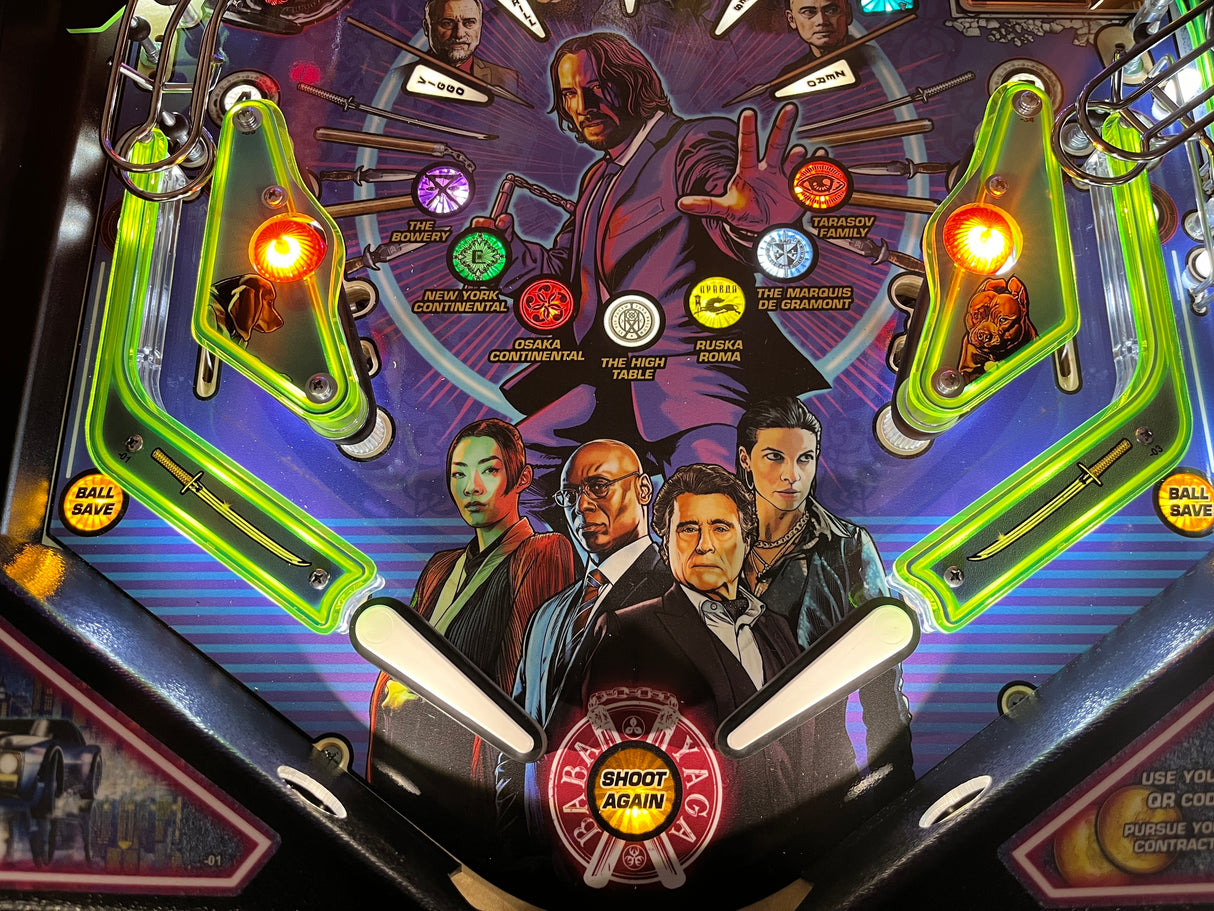 John Wick Pinball Plastic Protector Set