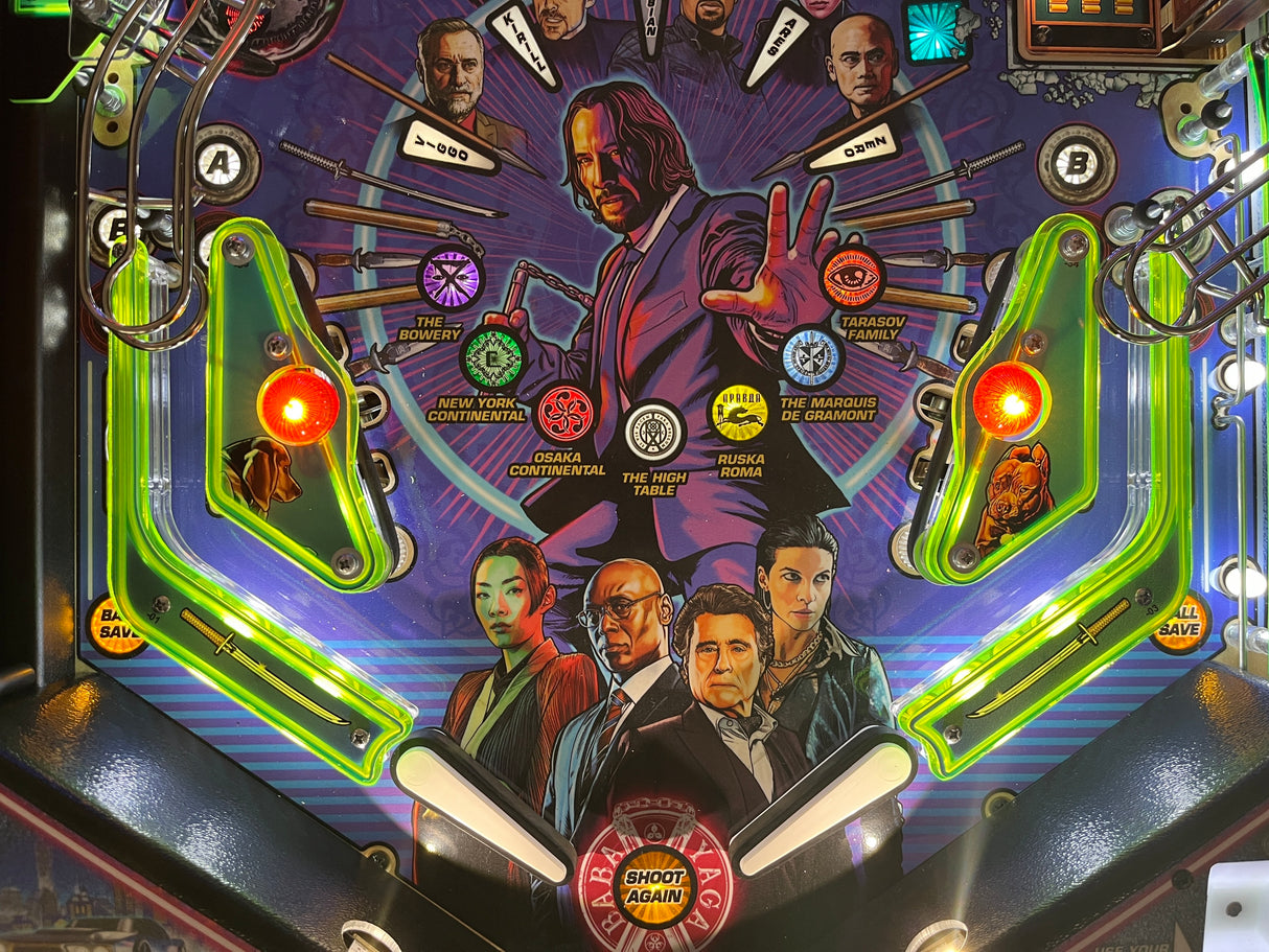 John Wick Pinball Plastic Protector Set