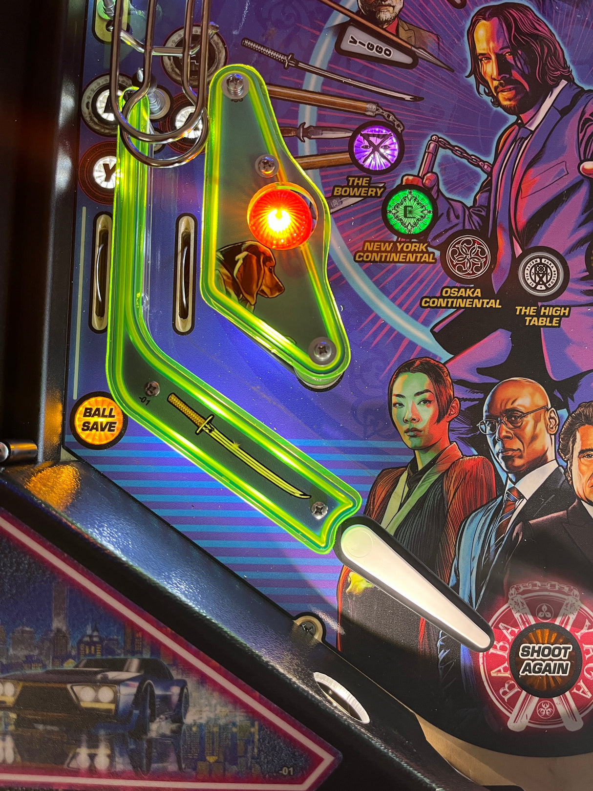 John Wick Pinball Plastic Protector Set