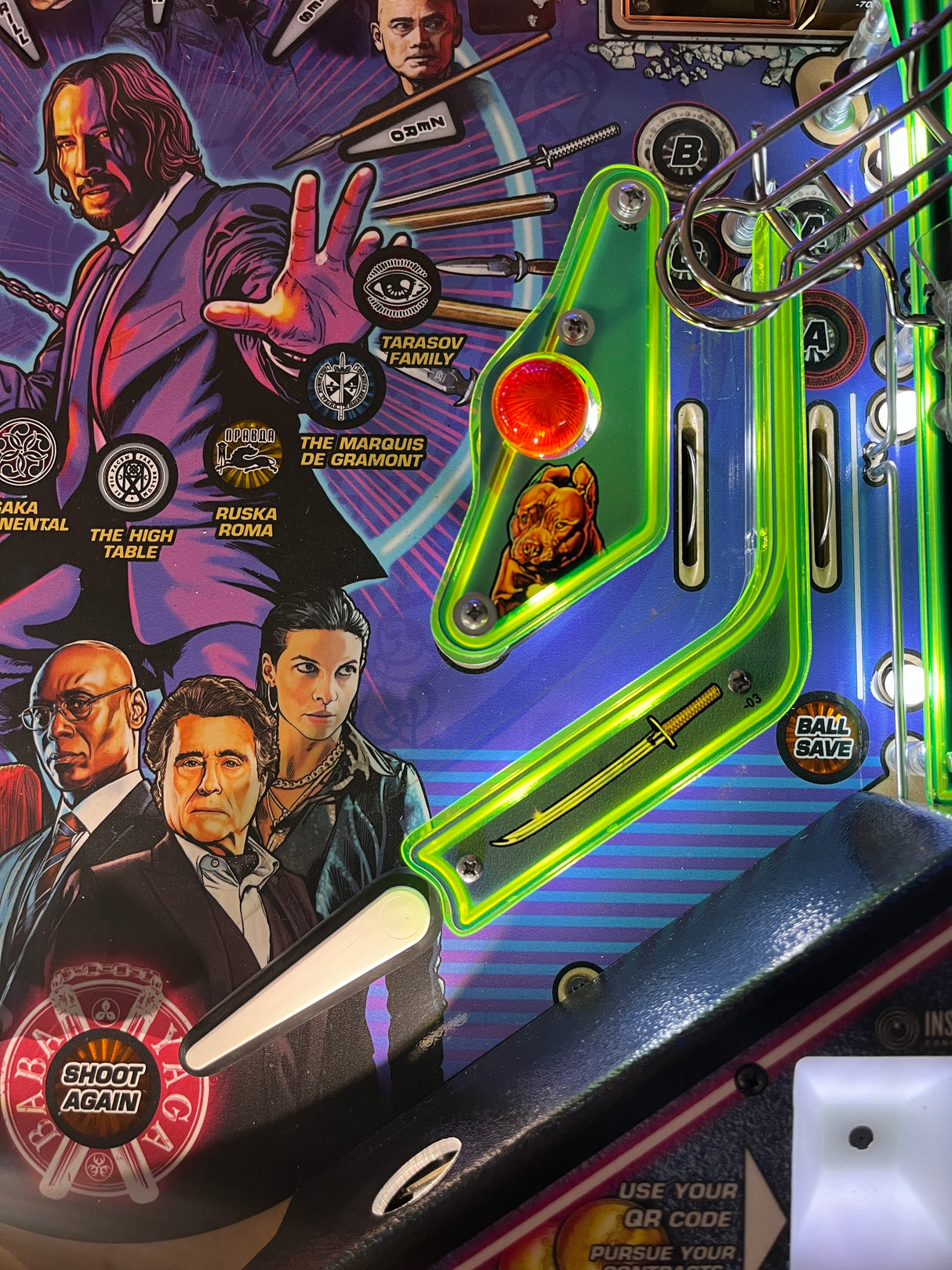 John Wick Pinball Plastic Protector Set