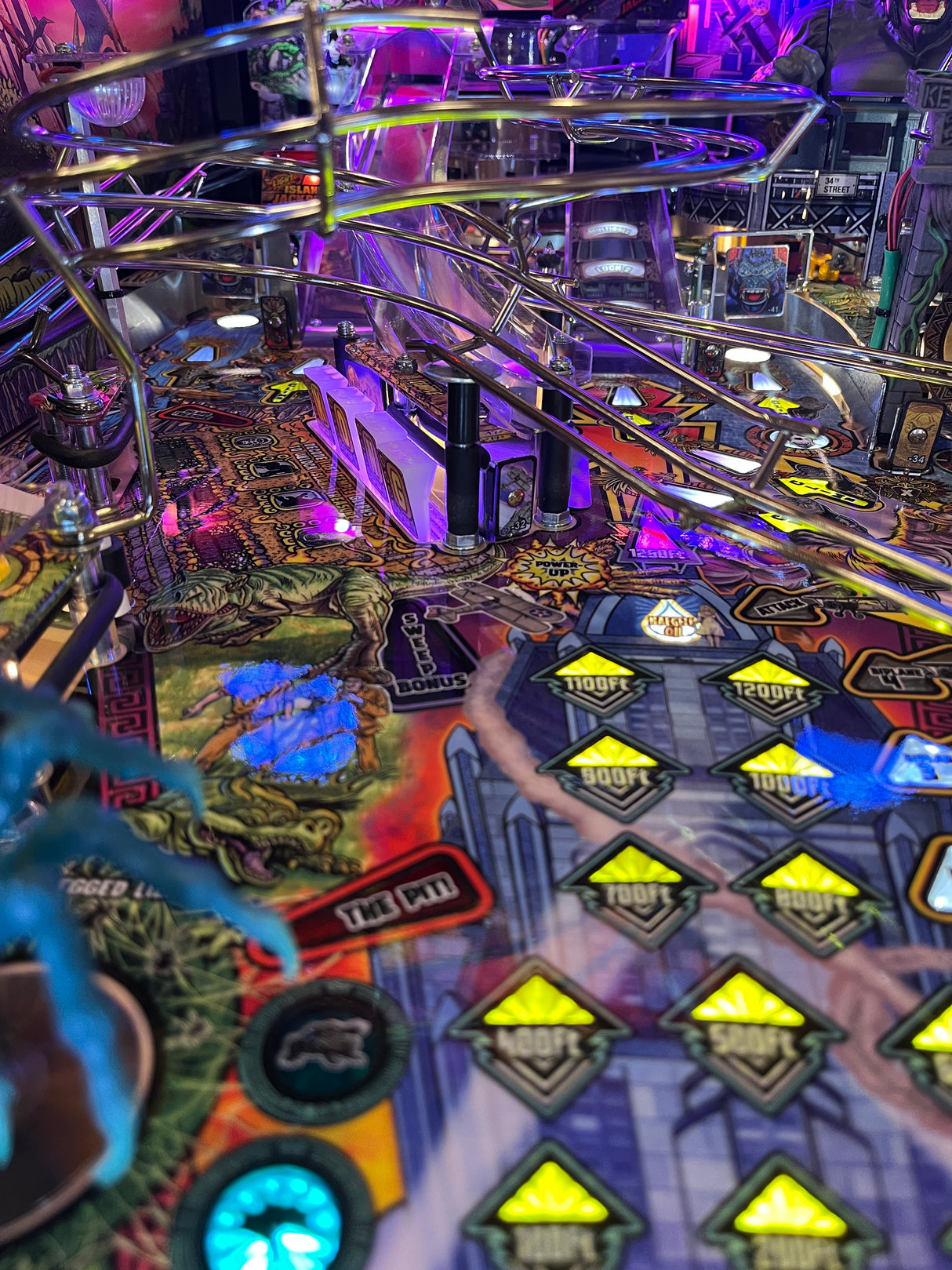 King Kong Pinball Drop Target Illumination Kit