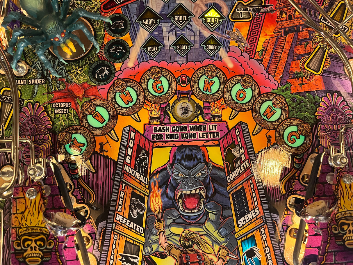 King Kong Pinball Gel Inserts