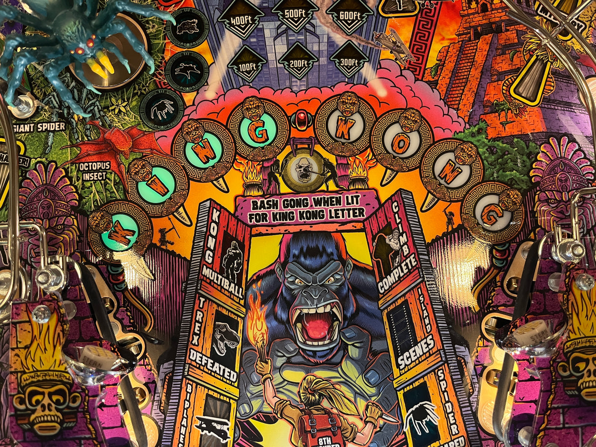 King Kong Pinball Gel Inserts