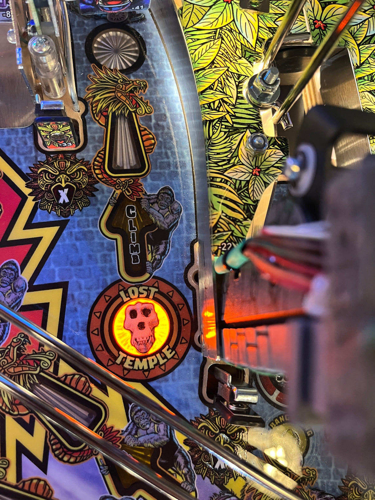 King Kong Pinball Gel Inserts