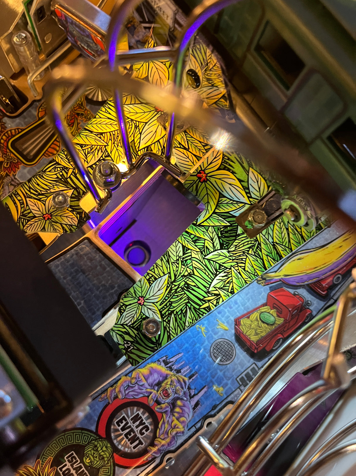 King Kong Pinball Island Scene Scoop Illumination