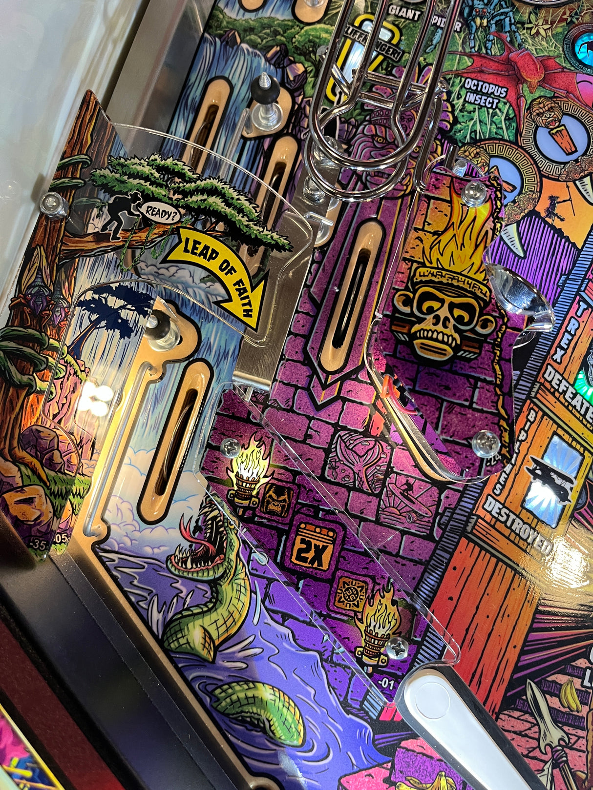 King Kong Pinball Clear Plastic Protectors